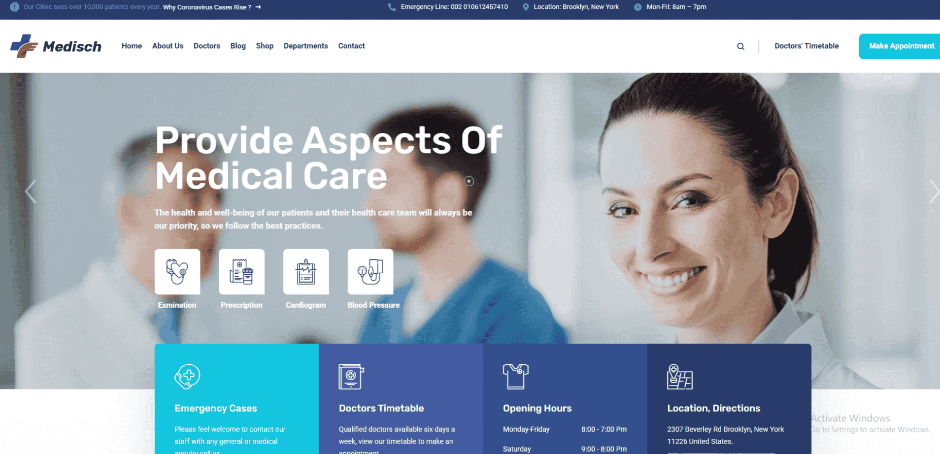 Hospital Services Web